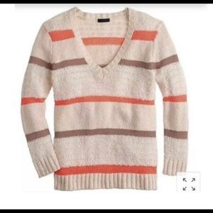 J Crew Collection Textured stripe Sweater Womens Size XL Nwot